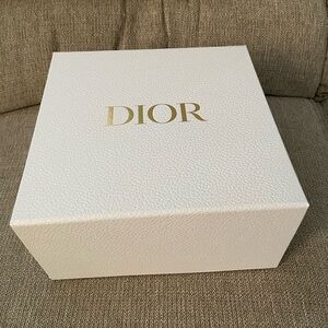 Dior Elegant White Box with Gold Logo